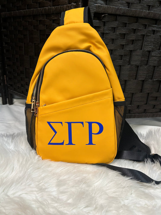 SGRHO Greek Letter Sling Backpack