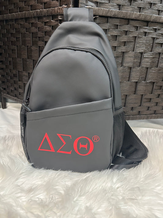 DST Greek Letter Sling Backpack