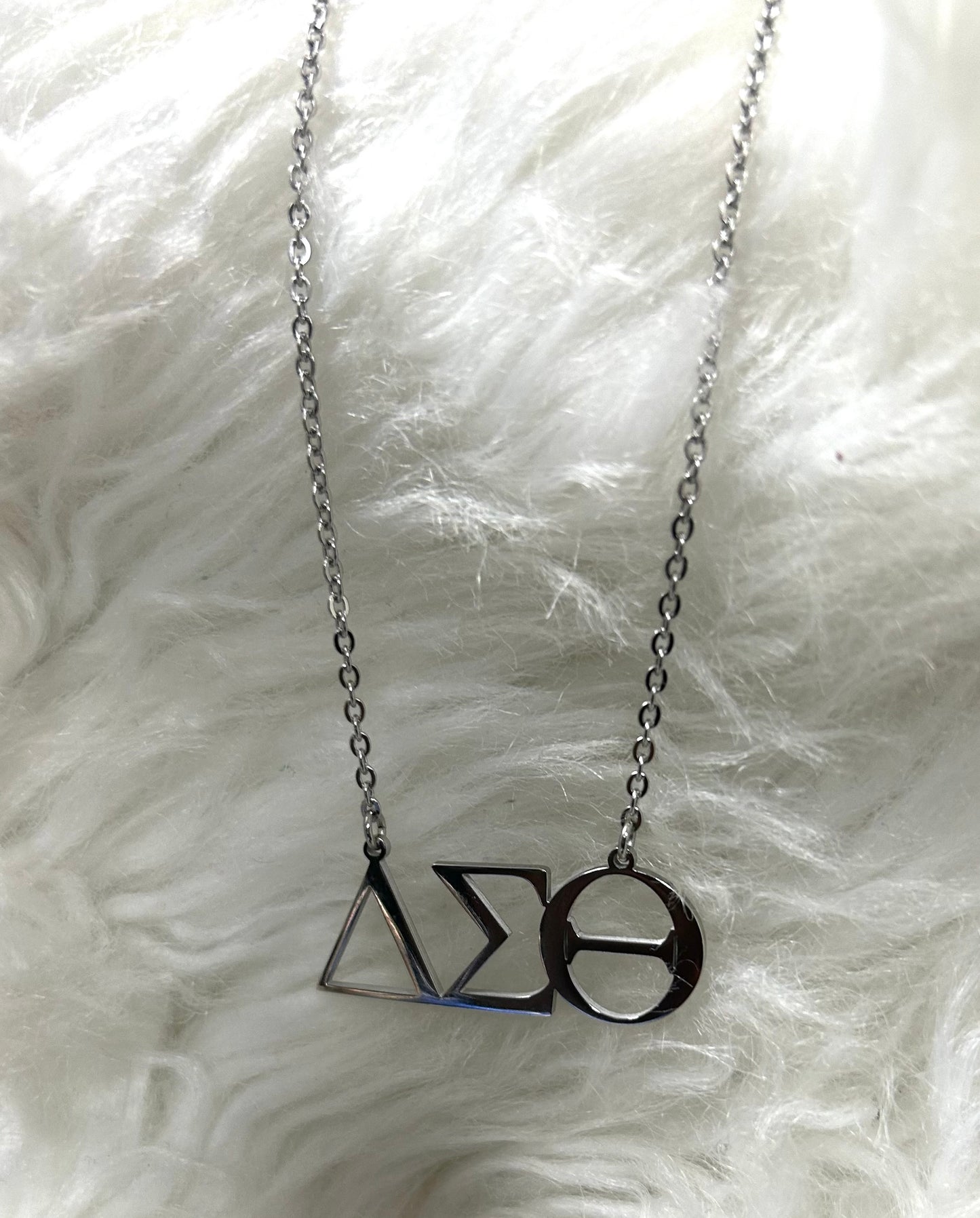 Delta Sigma Theta - Greek Letter Necklace