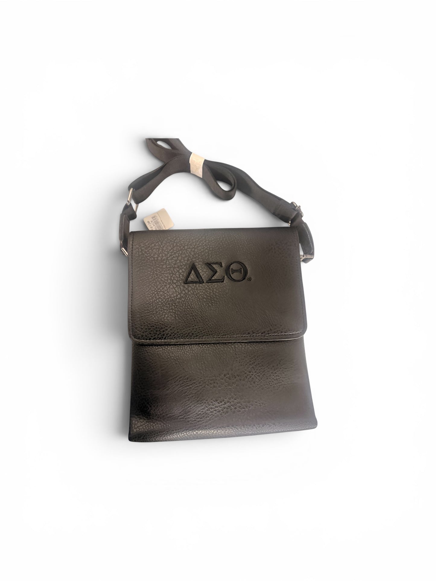 Delta Sigma Theta- Greek Letter Crossbody BLACK