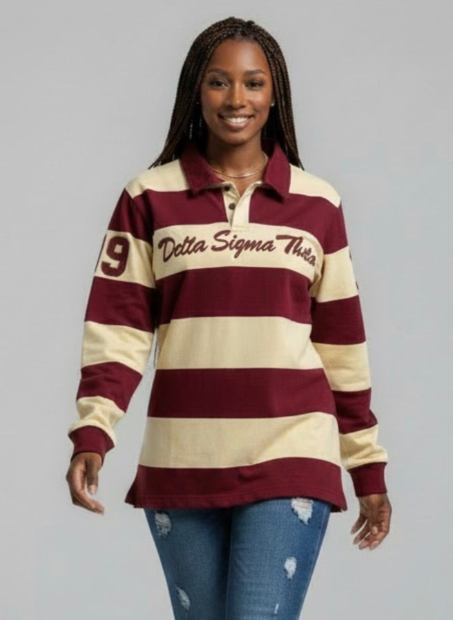 Embroidered Rugby Shirt