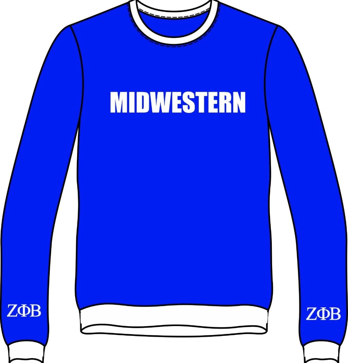 PRE ORDER ZETA PHI BETA - REGIONAL SWEATSHIRT