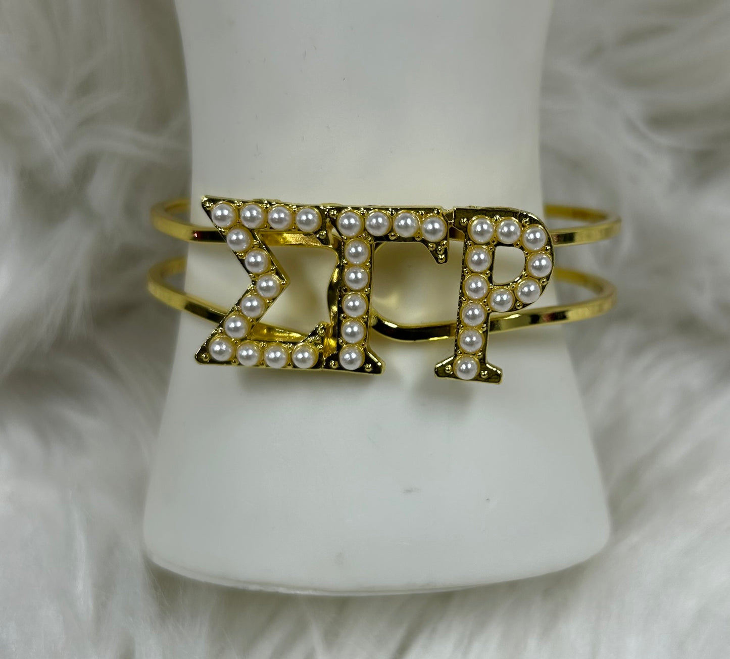 Sigma Gamma Rho Pearl Bracelet