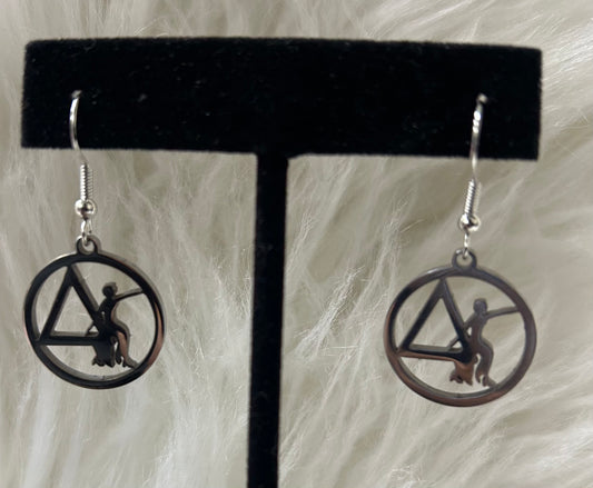 Delta Sigma Theta Strength in Fortitude-mini earrings