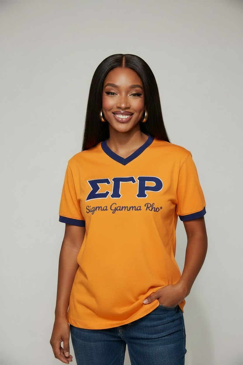 Sigma Gamma Rho  -Embroidered Premium T-Shirt