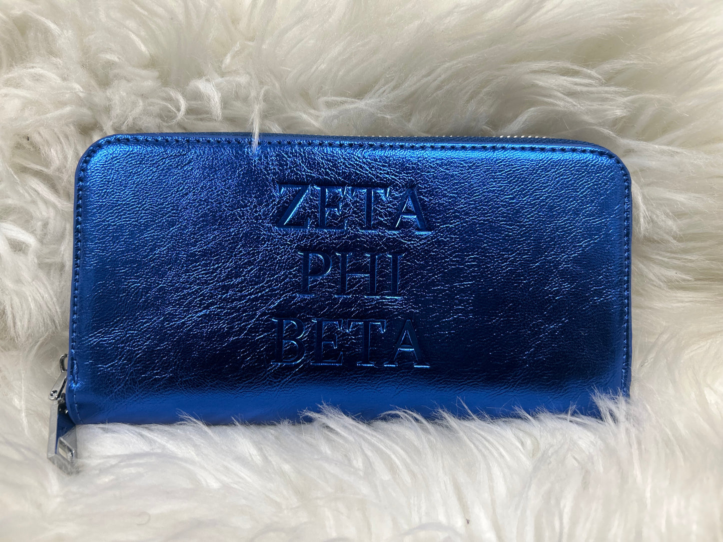 Zeta Phi Beta Metallic wallet