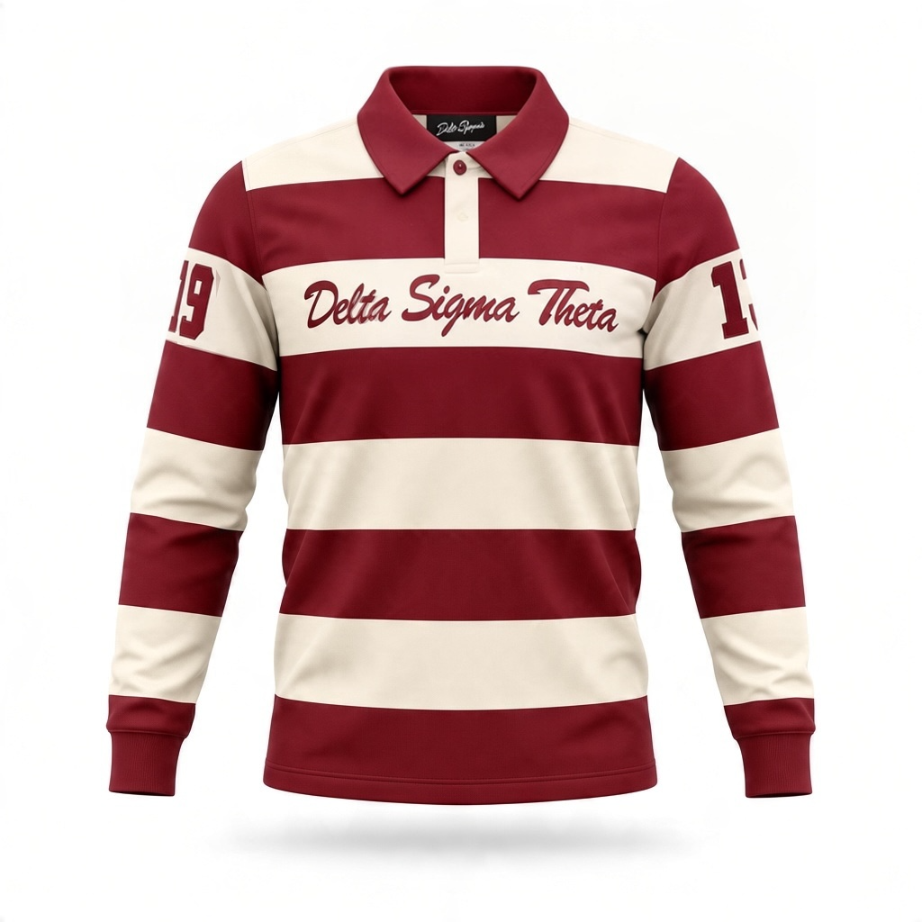 Embroidered Rugby Shirt- ships in 12 days