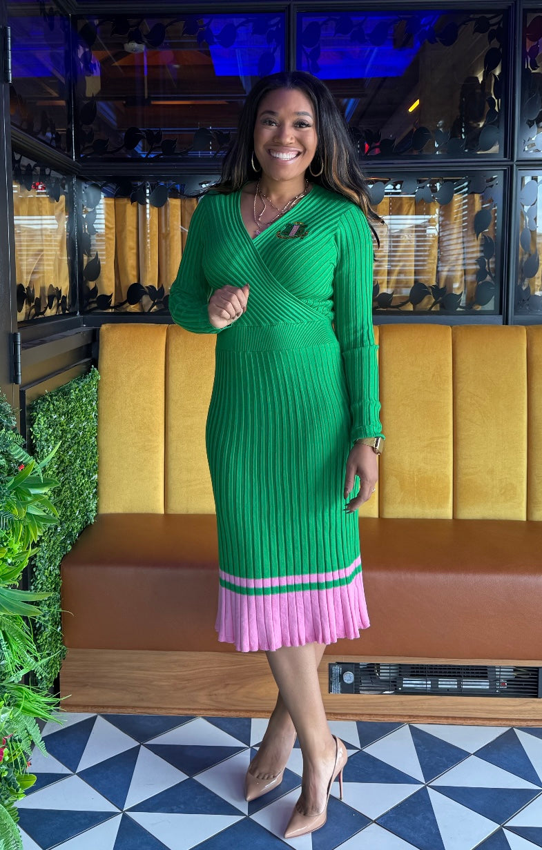 The AKA Crinkle Dress Pre-Order SMALL