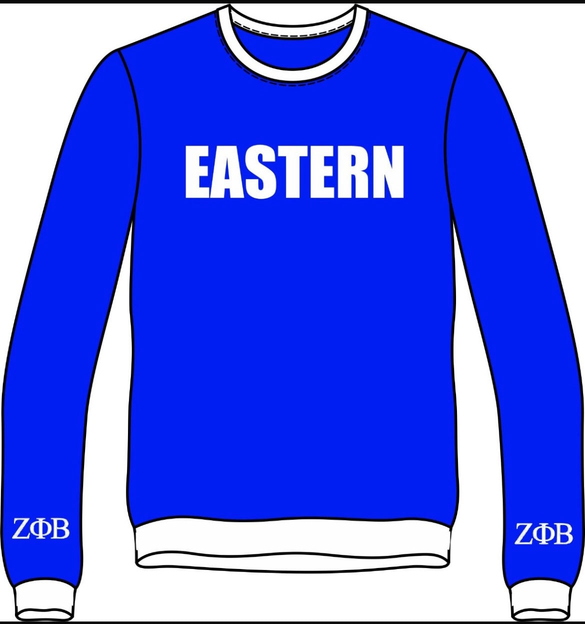 PRE ORDER ZETA PHI BETA - REGIONAL SWEATSHIRT