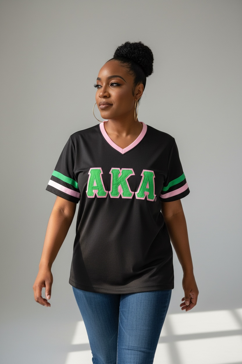 AKA- Embroidered Premium T-Shirt