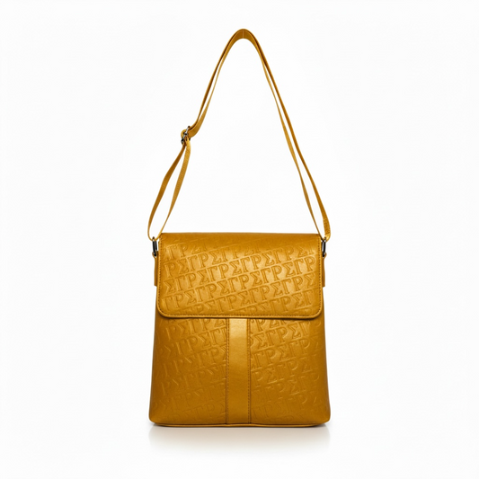 Sigma Gamma Rho Embossed Crossbody Bag