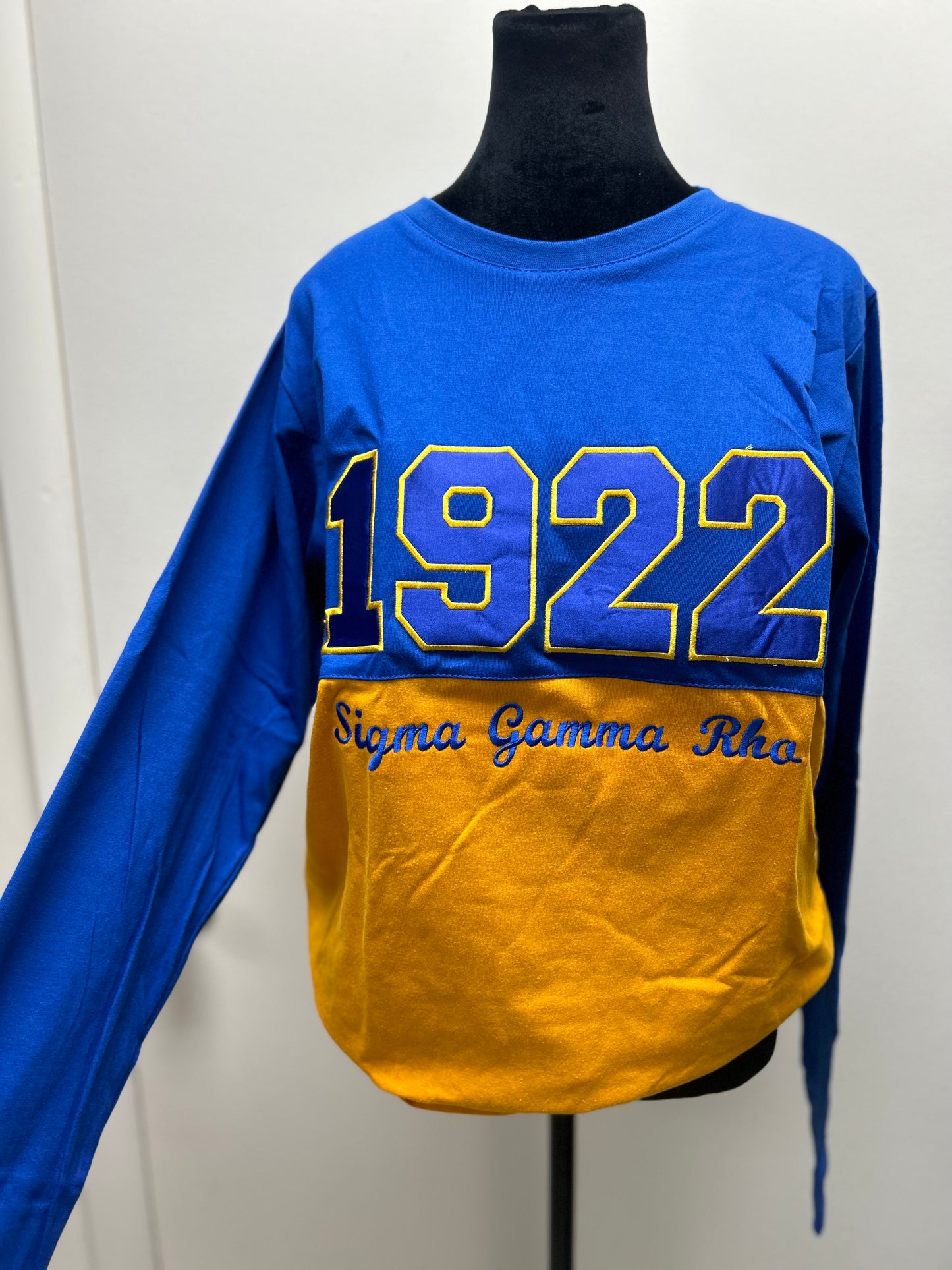 NEW Sigma Gamma Rho- Greek Letter Long Sleeve Shirt