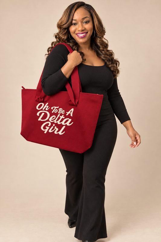 Delta Knit Tote Bag