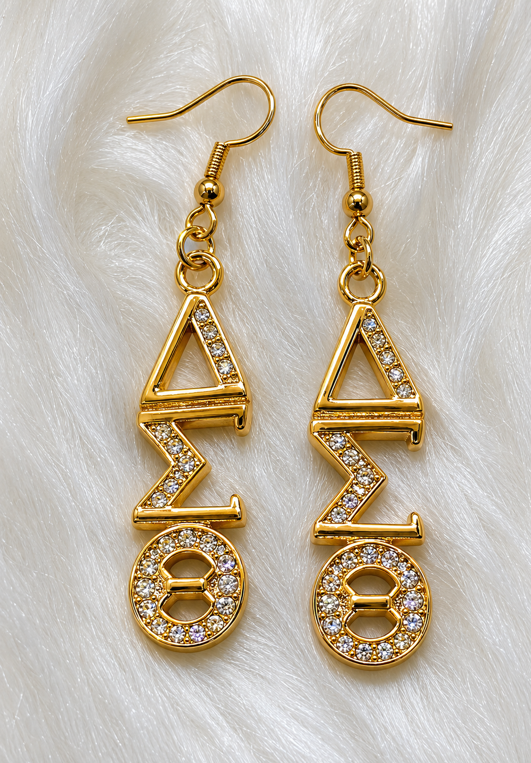 Delta Bling Earrings GOLD