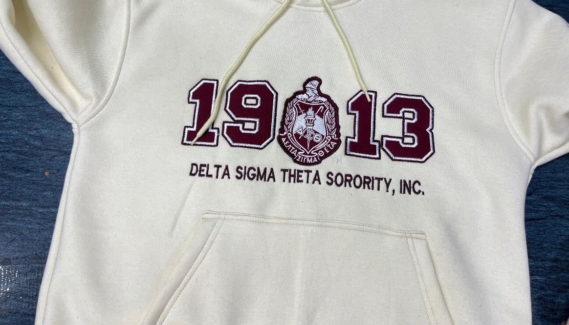 Vintage DST EMBROIDERED Sweatshirt- ships in 10 days