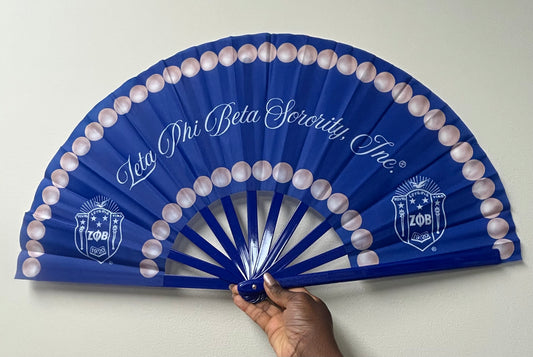 NEW Plastic handle large ZETA  Fan