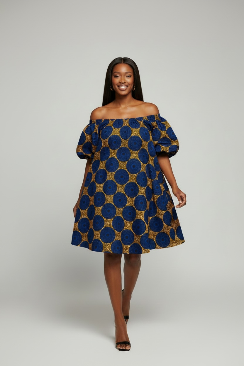 Off the Shoulder Elastic Dress