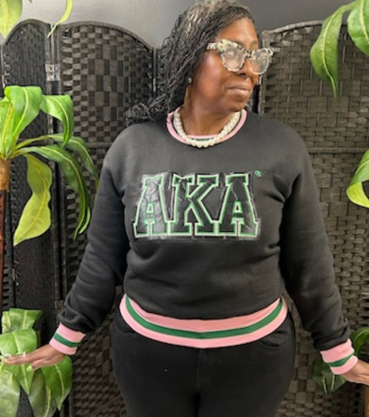 Alpha Kappa Alpha -Black sweatshirt