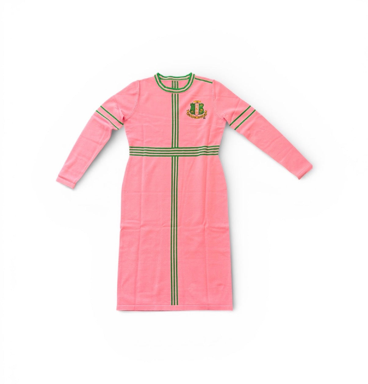 The Striped Knit Dress AKA - PINK - Pre-Order GROUP ORDER ONLY- ZIΩ