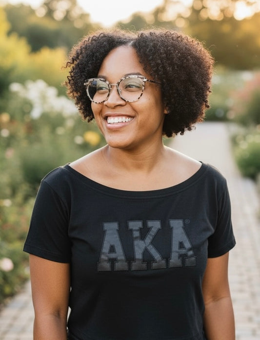 Alpha Kappa Alpha Greek Letter - premium T shirt