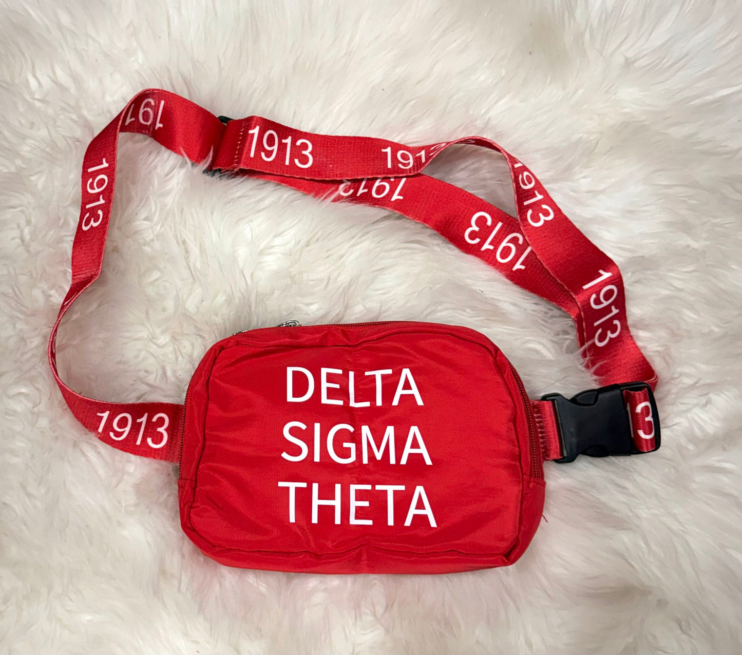 Delta Sigma Theta Mesh Fanny Pack