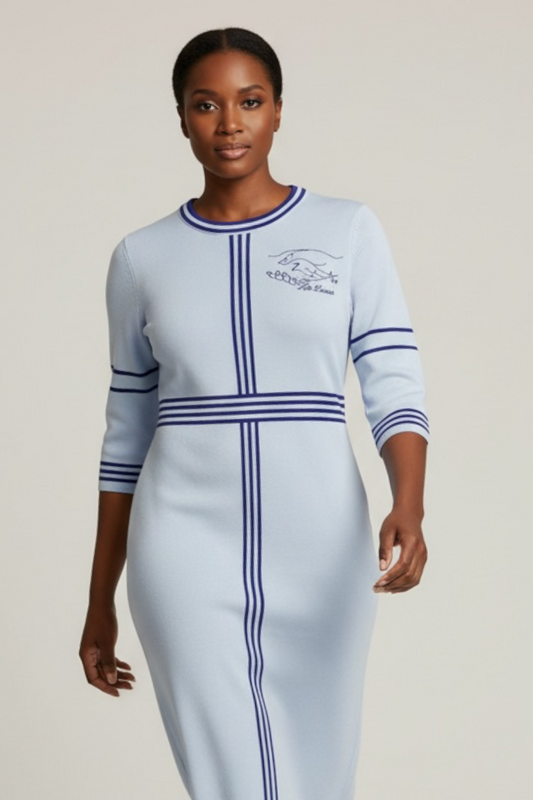The Striped Knit Dress Zeta AMICAE