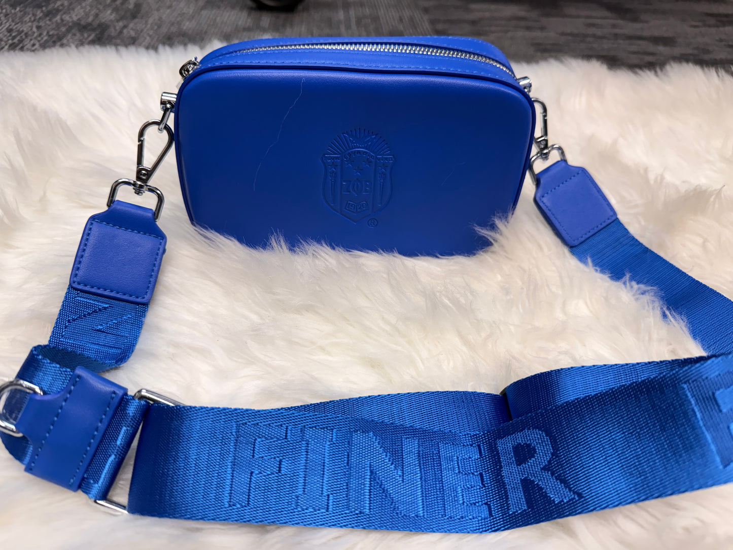 Zeta Phi Beta Phone crossbody w/ FINER STRAP