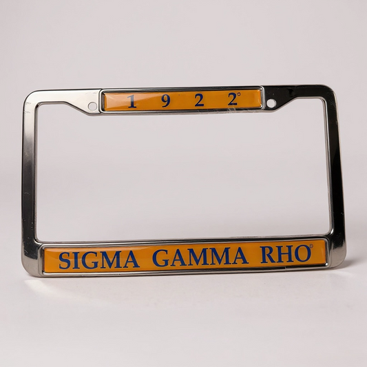 SGRho License Plate