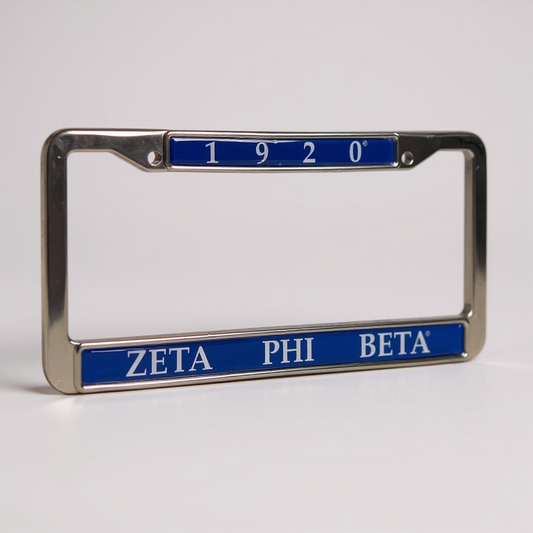 Zeta License Plate