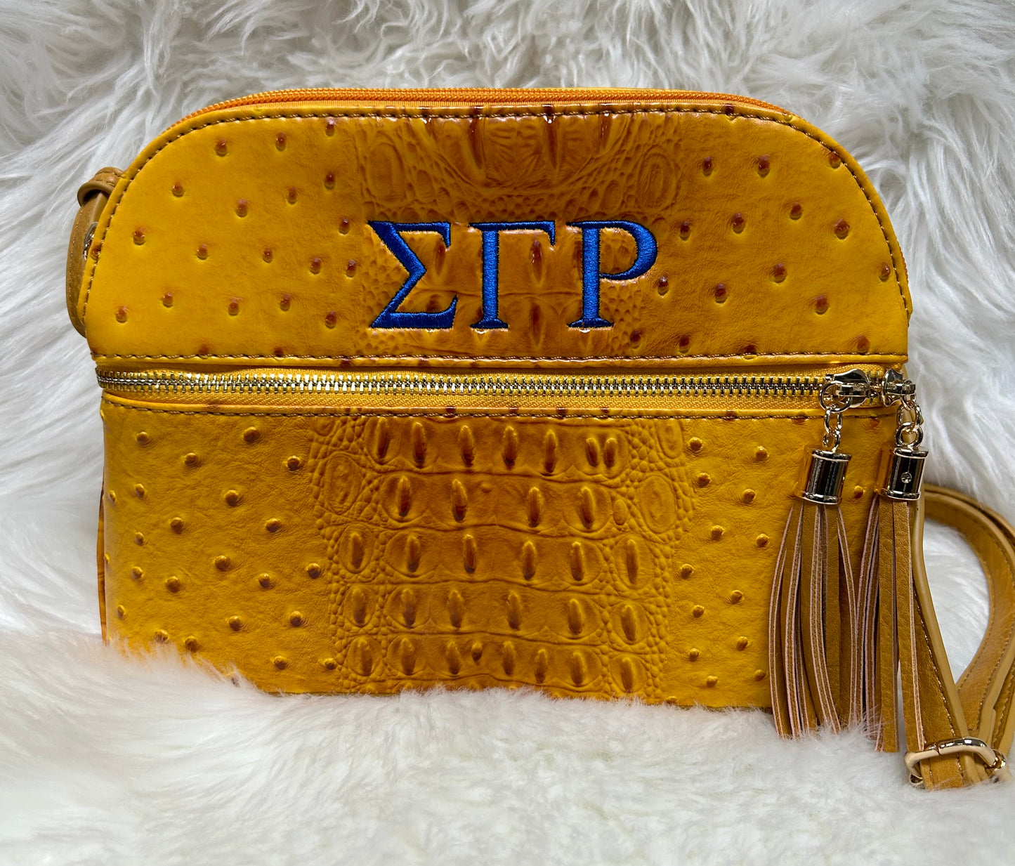 NEW Sigma Gamma Rho- Greek Letter Crossbody