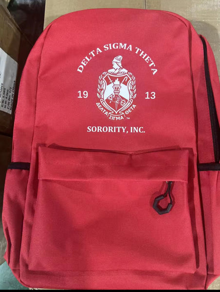 delta sigma theta leather backpack Delta Sigma Theta