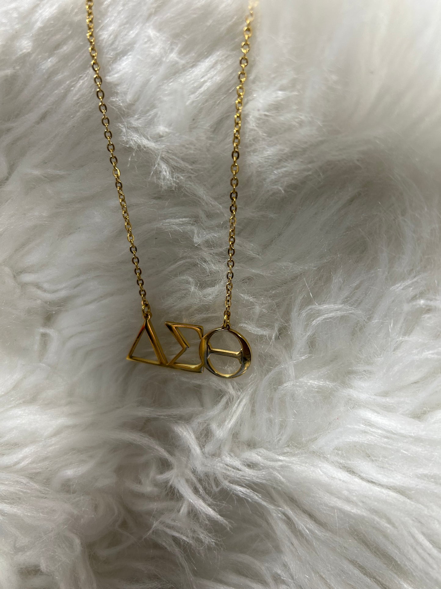 Delta Sigma Theta - Greek Letter Necklace