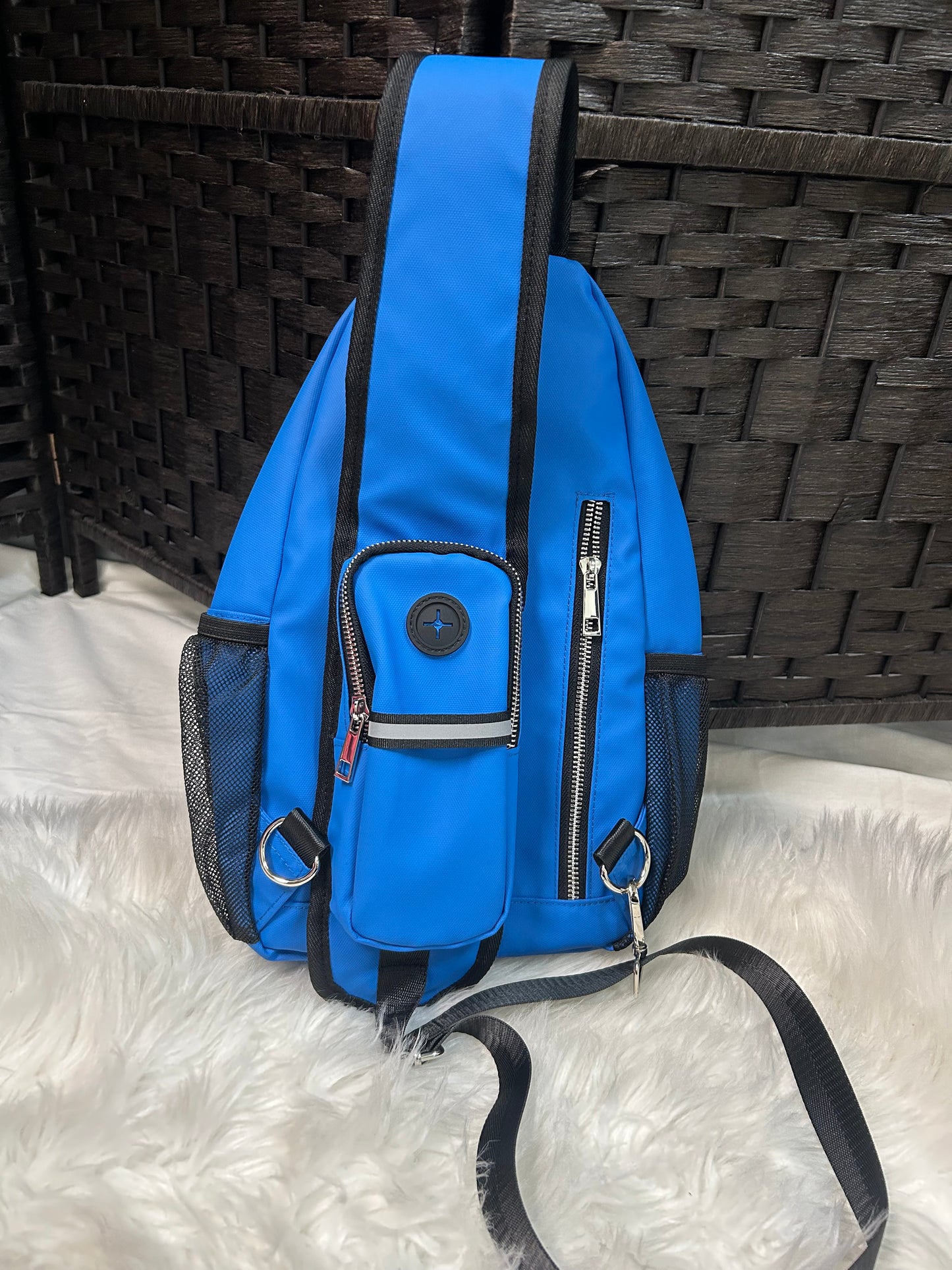 Zeta Phi Beta Greek Letter Sling Backpack