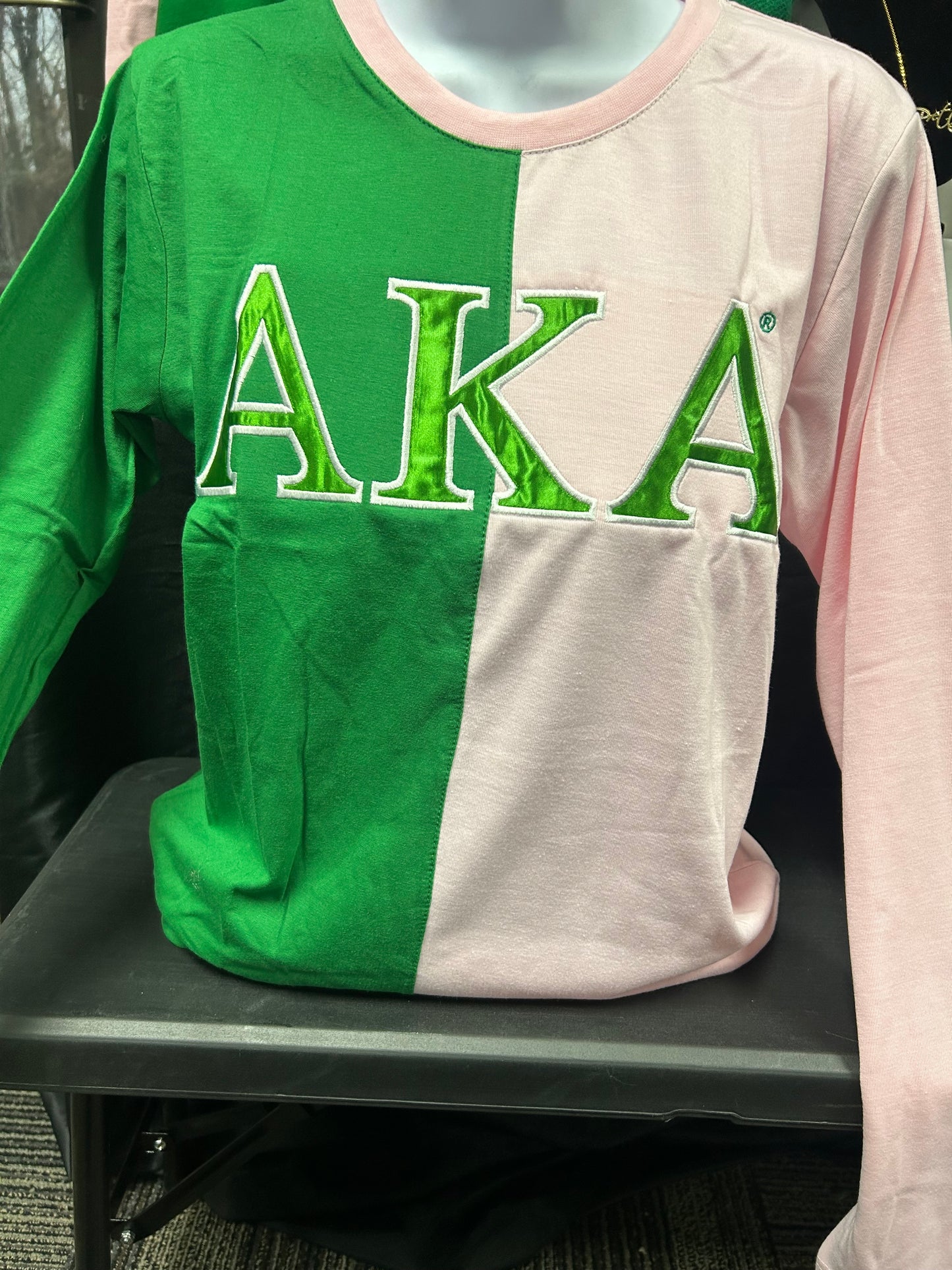 Alpha Kappa Alpha Split  Fall Premium Long Sleeve Shirt
