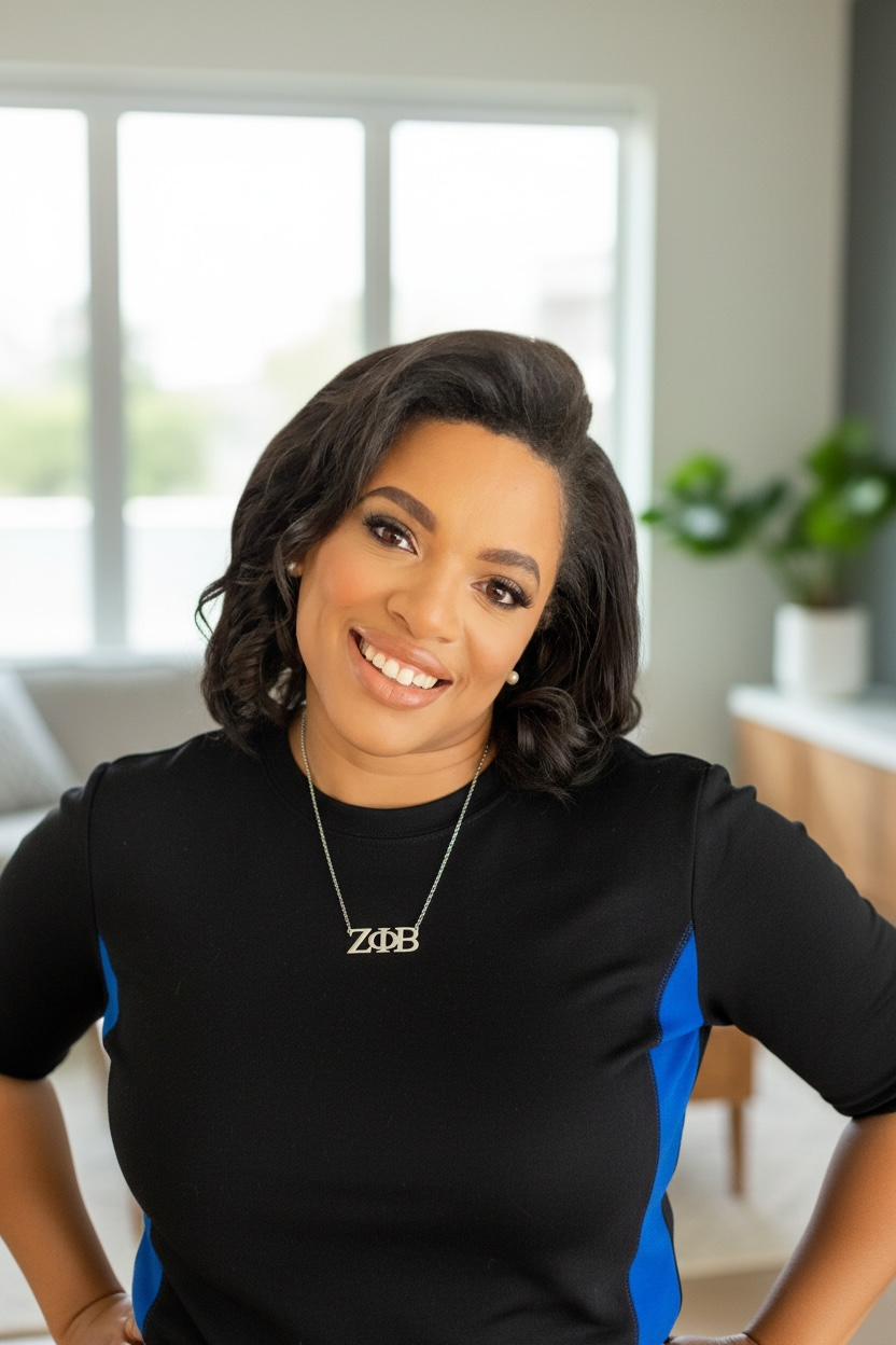 Zeta Phi Beta - Greek Letter Necklace