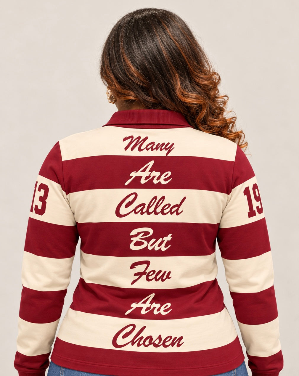 Embroidered Rugby Shirt- ships in 12 days