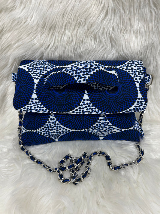 Ankara Silver Accent Crossbody