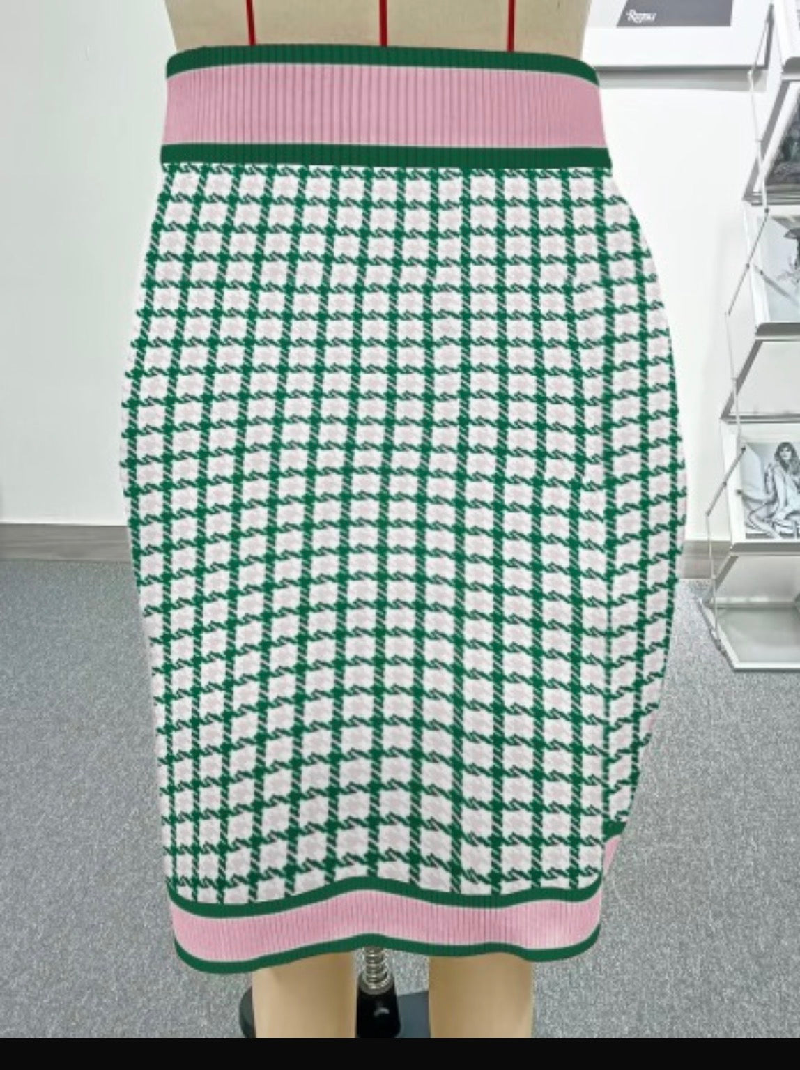 AKA Houndstooth Skirt