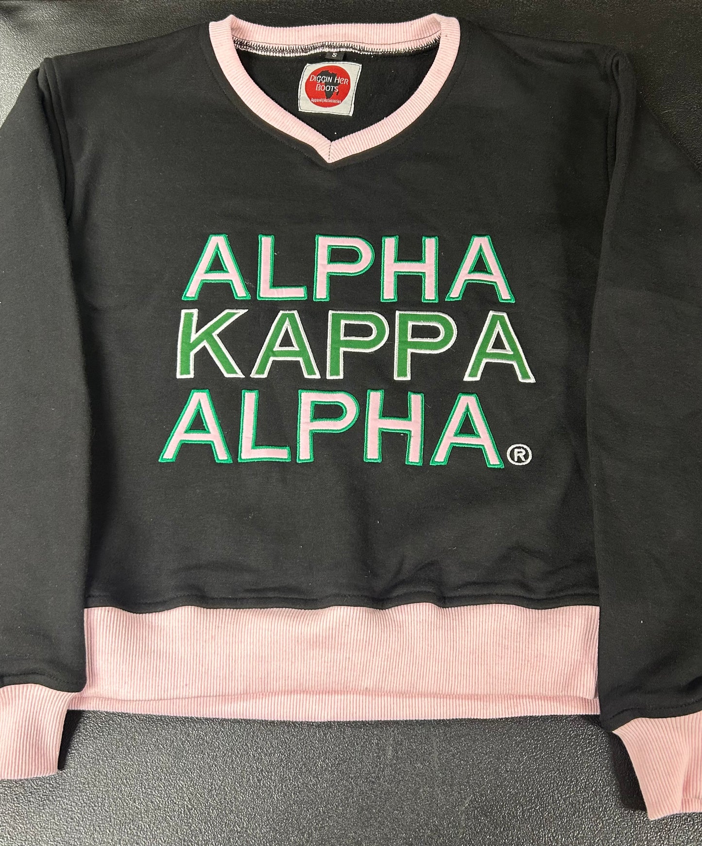 Alpha Kappa Alpha -Black sweatshirt
