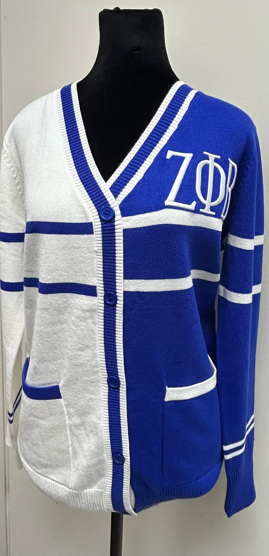 *NEW* Zeta Phi Beta Split Cardigan