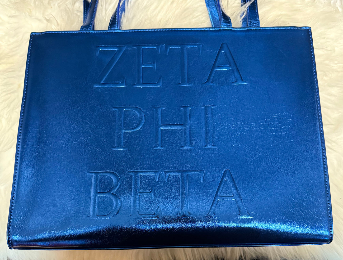 Deluxe Metallic Embossed Tote bag