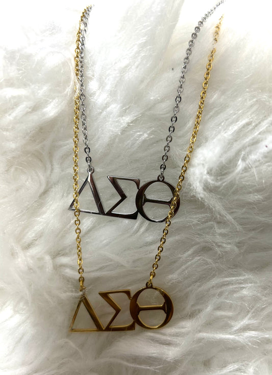 Delta Sigma Theta - Greek Letter Necklace