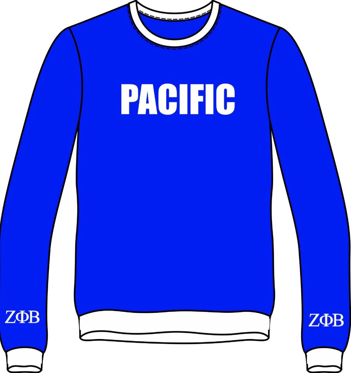 PRE ORDER ZETA PHI BETA - REGIONAL SWEATSHIRT