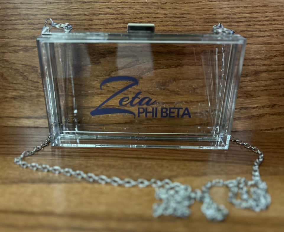 Zeta Phi Beta Stadium Clutch bag