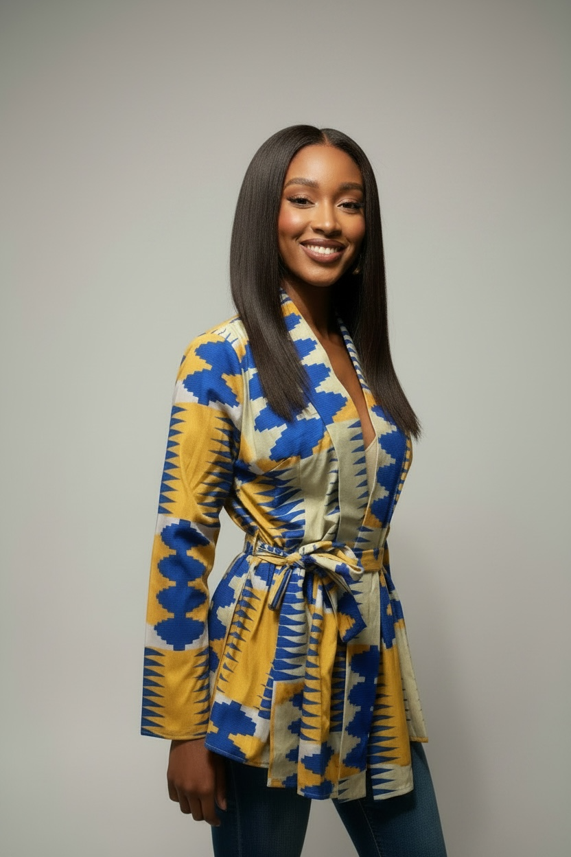 Ankara Print Blazer - SIZE UP