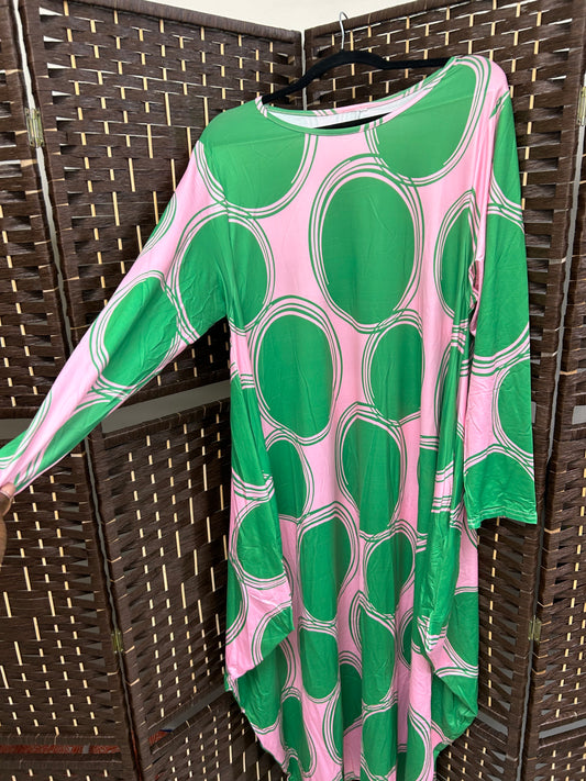 Pink and Green Dress NEW DESIGN 2.0