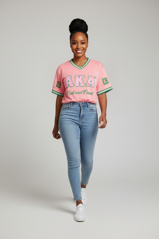 AKA- Embroidered Premium Jersey