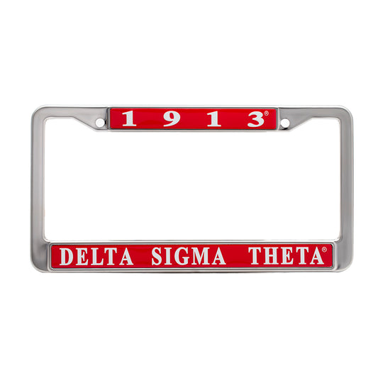 License Plate Holder- Delta Sigma Theta