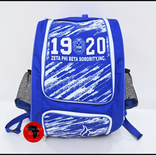 Zeta Phi Beta- multi compartment oversized bag