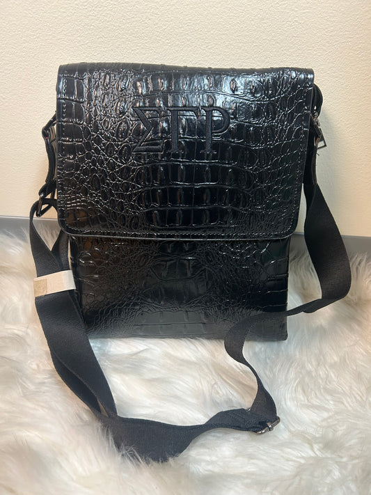 Sigma Gamma Rho Crossbody snake skin crossbody
